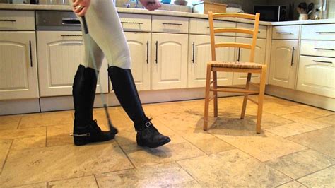 lick my boots, slave! German talk, mistress, femdom, dominatrix